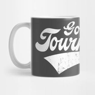 golf tournament retro style Mug